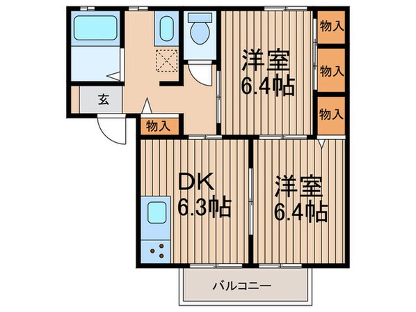 アネックス２の物件間取画像